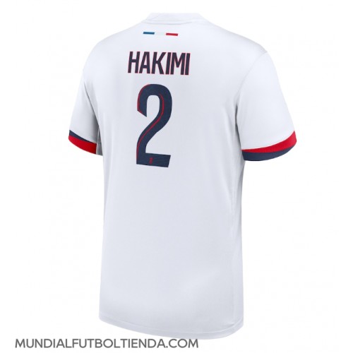 Camiseta Paris Saint-Germain Achraf Hakimi #2 Segunda Equipación Replica 2024-25 mangas cortas